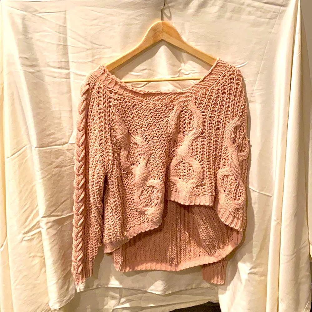 Zaful One Size Rose Sweater